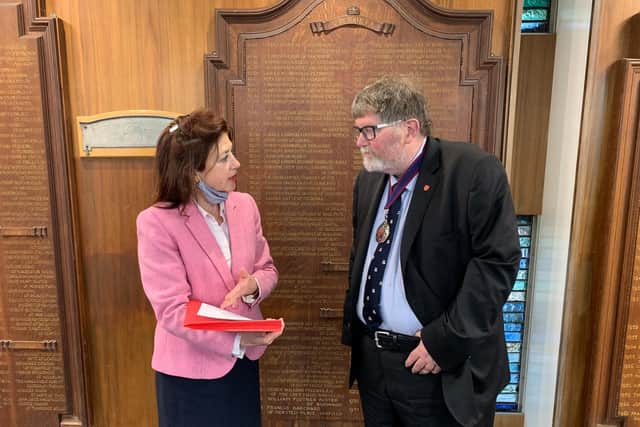 Councillor Davy presented her petition, which was signed by over 100 local residents, to the Chair of East Sussex County Council, Cllr Peter Pragnell, at the full council meeting which took place on December 7.