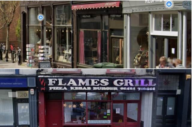 Top: Dragon Bar, below: Flames Grill