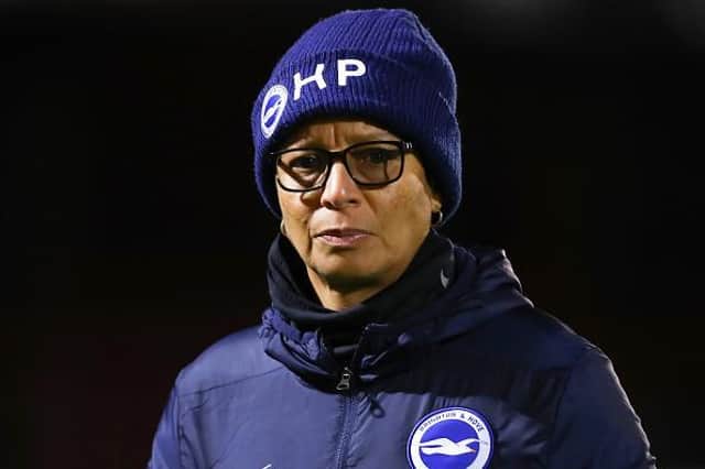 Albion head coach Hope Powell has guided her team to fifth in the WSL