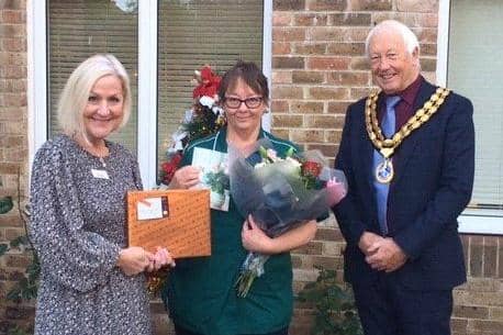LOCAL CARER CELEBRATES 25 YEARS OF SERVICE WITH WESTLAKE HOUSE.