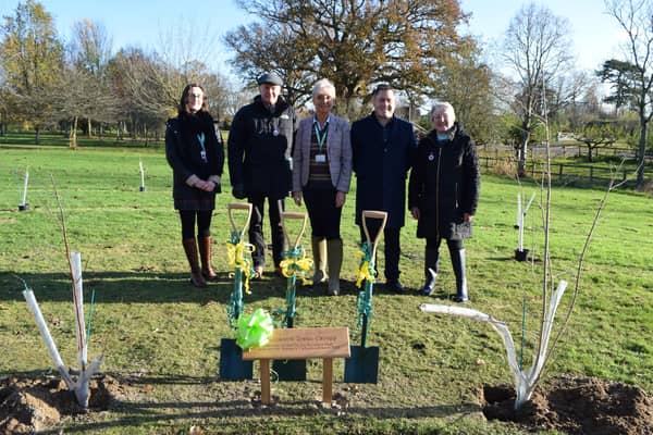 Brinsbury College branches out for the Queen's Jubilee 'plant a tree for the jubilee' campaign.