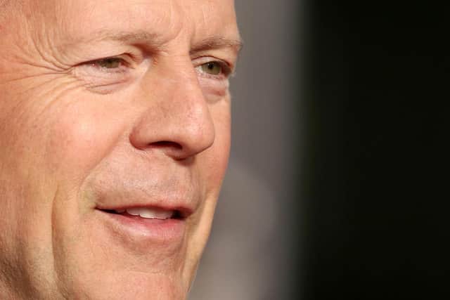 BERLIN, GERMANY - FEBRUARY 04: Bruce Willis attends 'Die Hard - Ein Guter Tag Zum Sterben' Germany Premiere at Cinestar Potsdamer Platz on February 4, 2013 in Berlin, Germany. (Photo by Andreas Rentz/Getty Images)