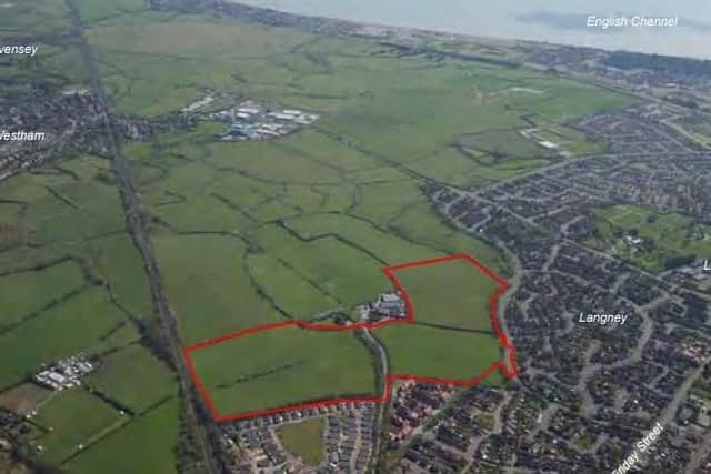 250 homes at Friday Street Farm on the outskirts of Eastbourne was one of the largest developments approved in East Sussex in 2021