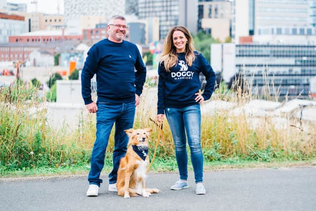 Lee Brown and Lisette van Riel, founders of DoggyLottery and DoggyWarriors