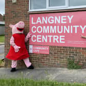 Helen Burton outside Langney Community Centre  SUS-211222-162420001