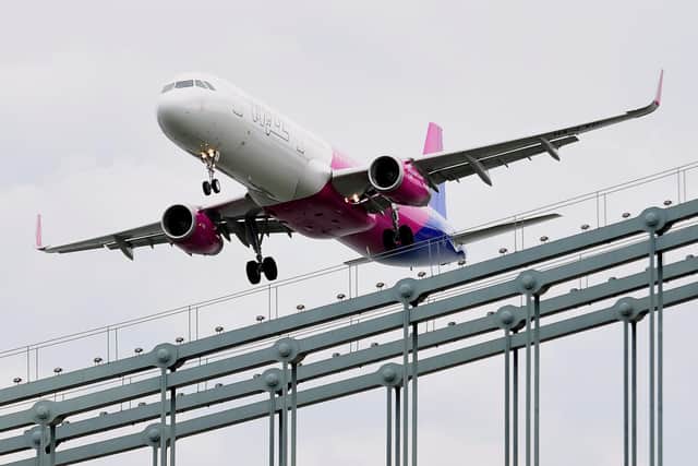 Wizz Air UK, the UK-registered and based airline of Europe’s fastest growing airline group, has announced that it will launch new routes from its Gatwick Airport base to 14 destinations. Picture by Attila Kisbenedel/AFP via Getty Images