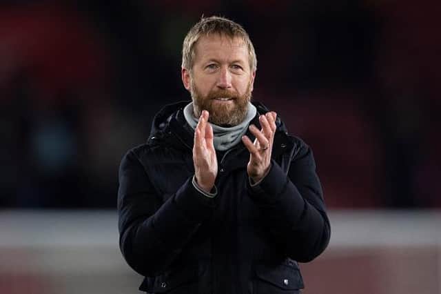 Graham Potter says he always enjoys discussing the January transfer window in press conferences