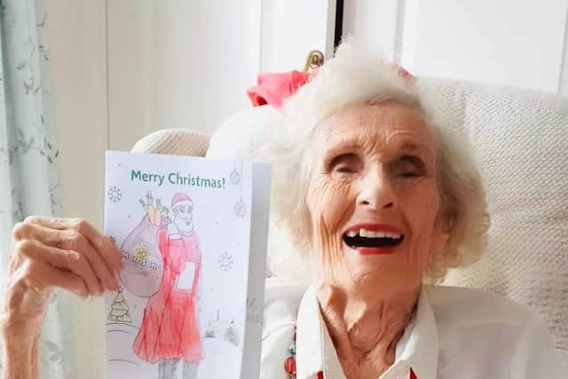 Residents at Oakland Grange In Littlehampton were thrilled with their Christmas cards