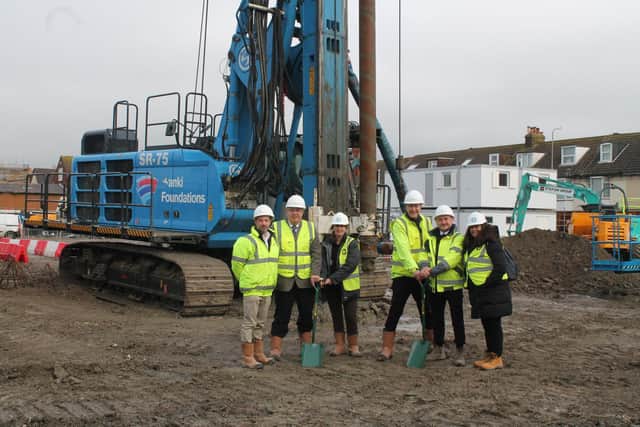Southern community creator Thakeham Group has celebrated the start of work on the new homes for housing provider Optivo in Newhaven, East Sussex.