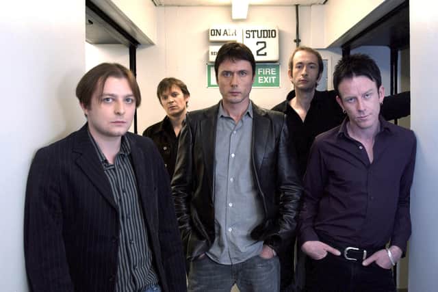 The band Suede, Bass guitarist Mat Osman is brother of Pointless star Richard Osman. Photo: Getty Images 137463898