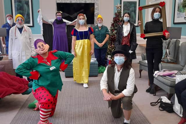 Westergate House care home in Fontwell performed Snow White for the residents