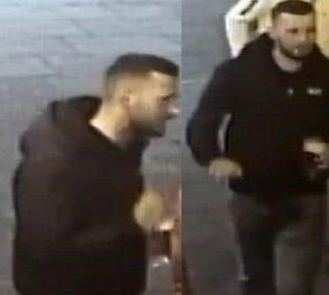 Man wanted for information after an assault on two men outisde Worthing train station on Saturday 4 December. Photo: British Transport Police