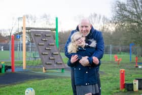 George Turner with his daughter Harriet, 6, at Emsworth Park play  Picture: Habibur Rahman PPP-210701-120945003