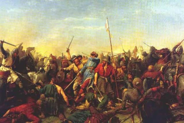Battle of Stamford Bridge, 1066, as depicted by Norweigan artist Peter Nicolai Arbo