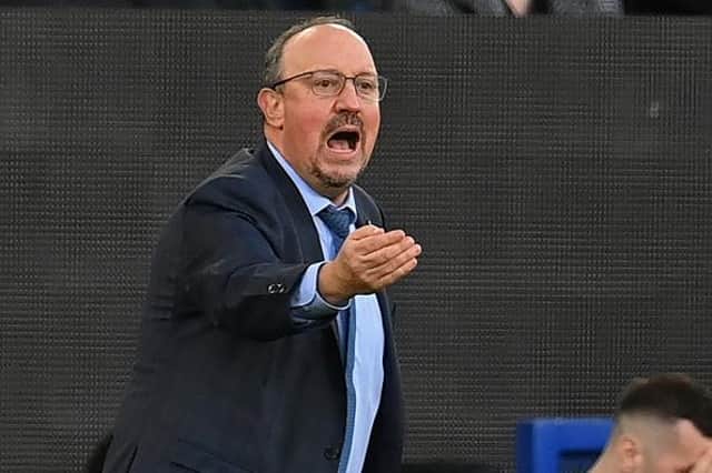 Rafa Benitez selected Seamus Coleman on the left of a five-man defence