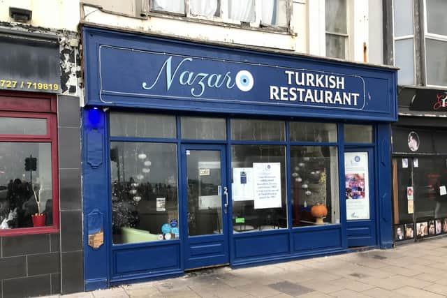 Nazar Turkish Restaurant in Claremont, Hastings