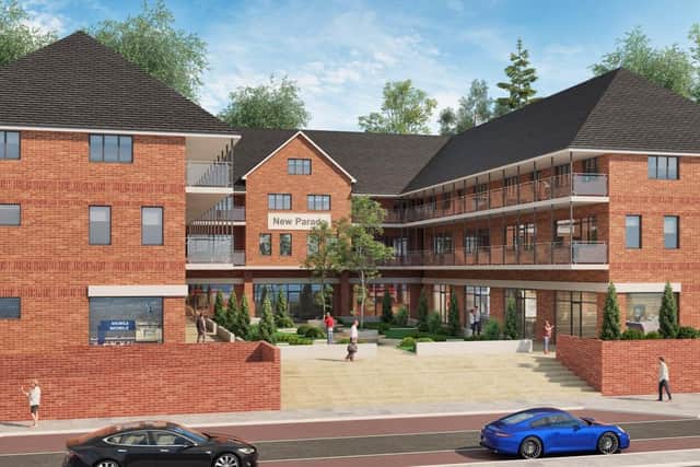 What the redeveloped shopping parade in Heathfield could look like
