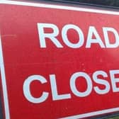 The road will close over several weekends