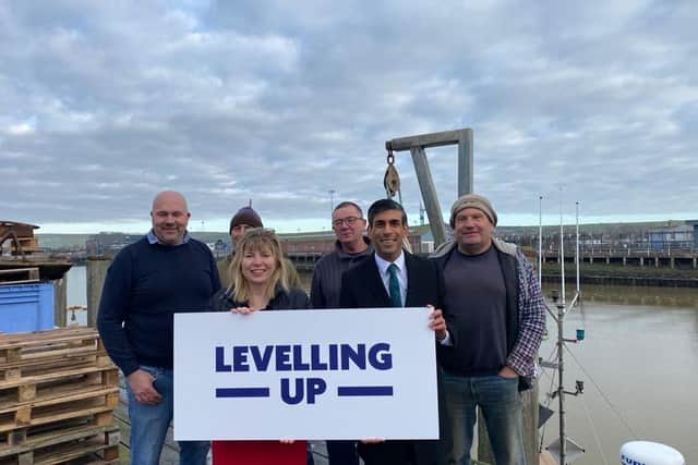 Chancellor Rishi Sunak visits Newhaven on the back of it's Levelling Up windfall