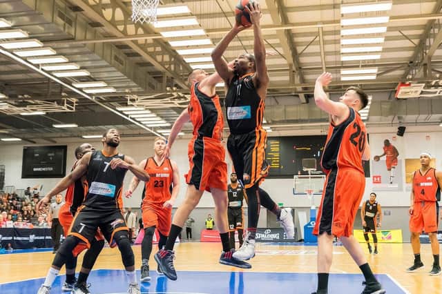 Zaire Taylor was one of the stars of the show as Worthing Thunder staged an event and friendly in place of hosting the L Lynch Trophy