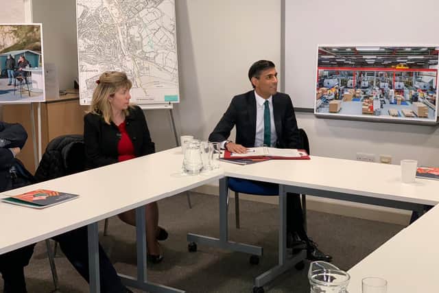 The Chancellor of the Exchequer joined Maria Caulfield MP in Newhaven to see for himself the difference the £13 million from the Levelling Up Fund is having towards the regeneration of Newhaven.