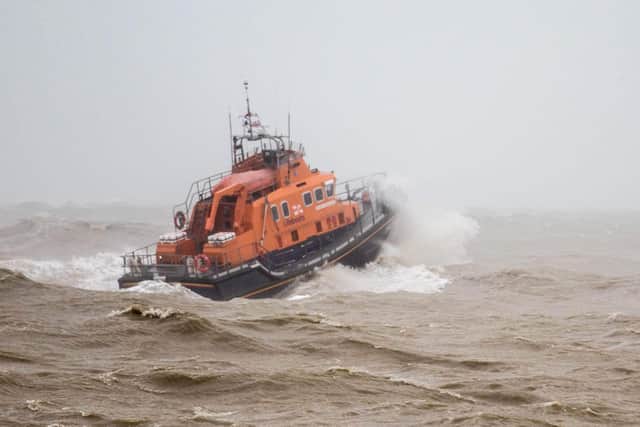 Newhaven's Severn class Lifeboat, the 'David and Elizabeth Acland'