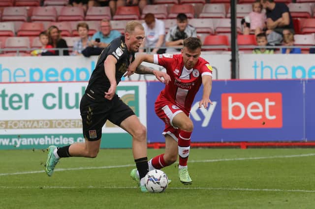 Action from Crawley Town's clash with Northampton Town earlier in the season. Picture by Pete Norton/Getty Images