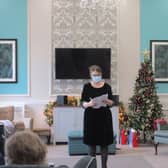 The Epiphany service at Westergate House care home in Fontwell was led by Chichester Anna Chaplain LouLou Morris