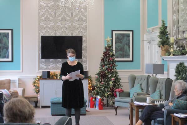 The Epiphany service at Westergate House care home in Fontwell was led by Chichester Anna Chaplain LouLou Morris