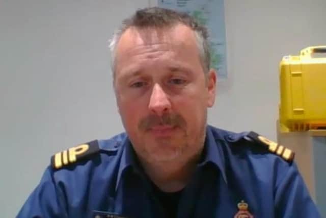 Graham Easton, senior coastal operations officer for HM Coastguard in Newhaven