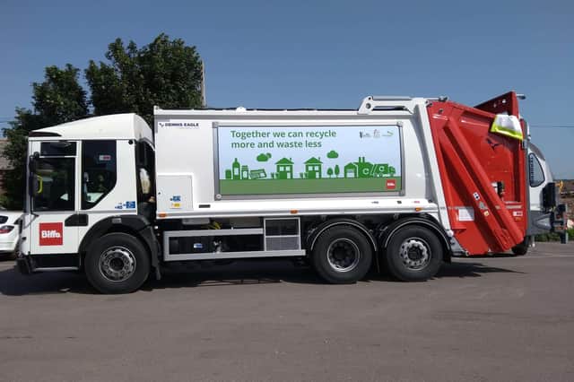 Biffa waste collection lorry