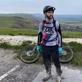 Alex Flokkas cycled the South Downs Way in a day to fundraise for the Multiple Sclerosis Society.