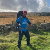 Russell is aiming to raise 500 by taking on the 84-mile walk. He will begin on 23 January and will be camping on route. He believes the challenge should take around five days.