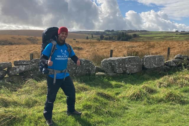 Russell is aiming to raise 500 by taking on the 84-mile walk. He will begin on 23 January and will be camping on route. He believes the challenge should take around five days.