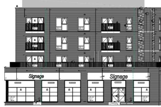 Proposed new retail unit on the ground floor