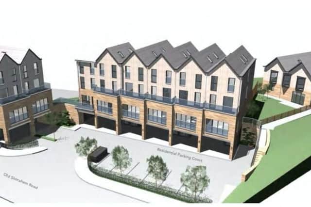 Design of proposed Shoreham townhouses