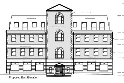Proposed new elevation