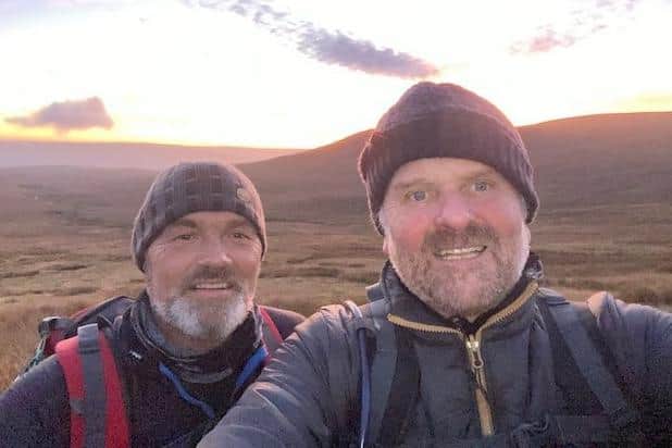Rob Ward and Andy 'Ginge' Brown are raising funds for St Peter & St James Hospice.