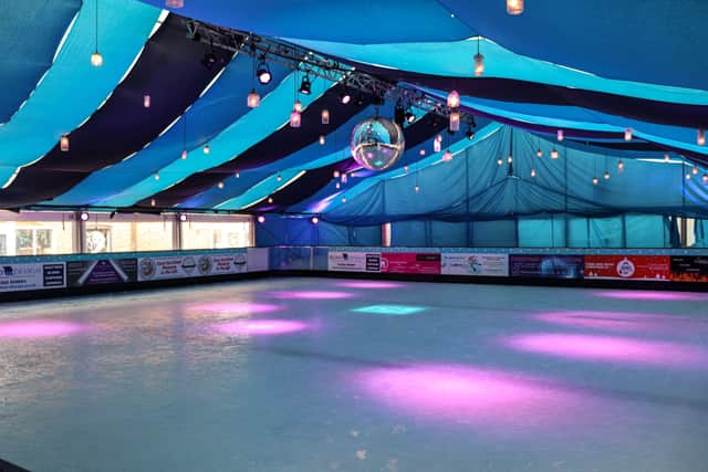 Eastbourne's ice rink. Picture from Your Eastbourne BID SUS-221201-120726001