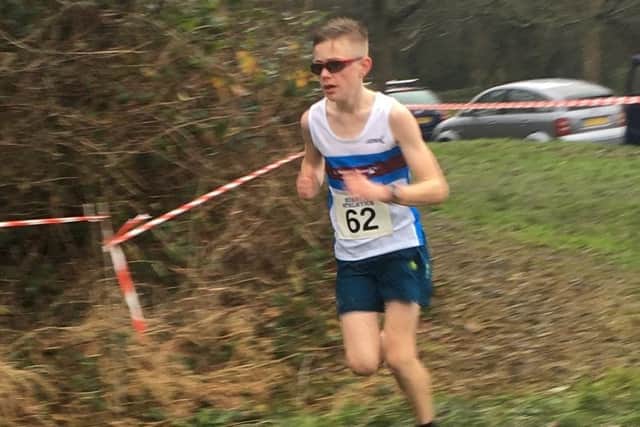 Rovers' Fin Lumber-Fry, under-13 Sussex cross country champion