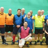 Wednesday Walkers over-50s football at Bexhill Leisure Centre