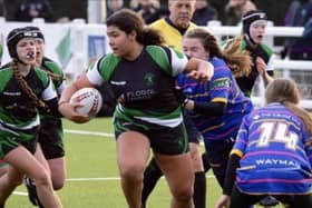 Grace Clifford (pictured) has been called up to England women's under-18s squad alongside Horsham Rugby Club teammate Katie Shillaker
