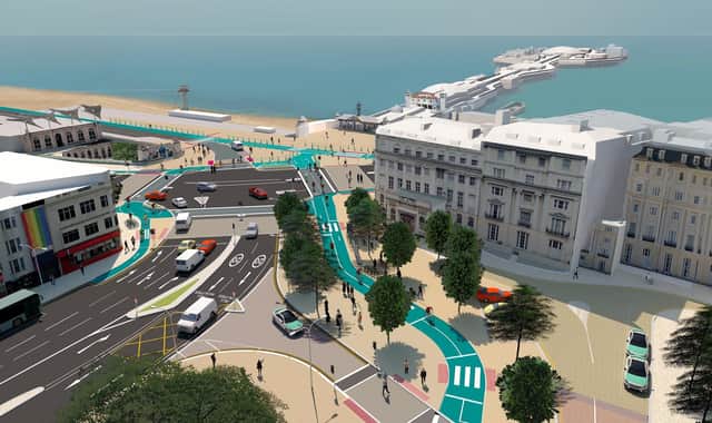 Valley Gardens phase 3 plans for Brighton seafront