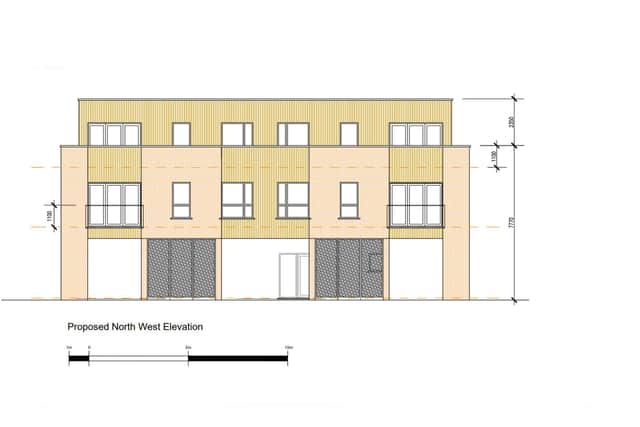 Proposed design of the new East Grinstead flats:  Willow Developers Ltd