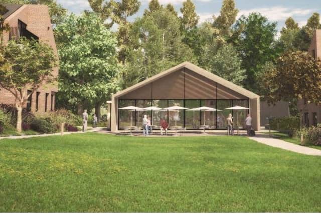 Planned 'village hall' at Kings Green East
