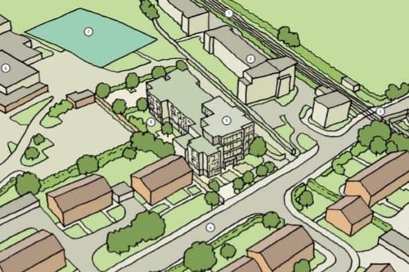 Proposed new retirement living apartments in Goring