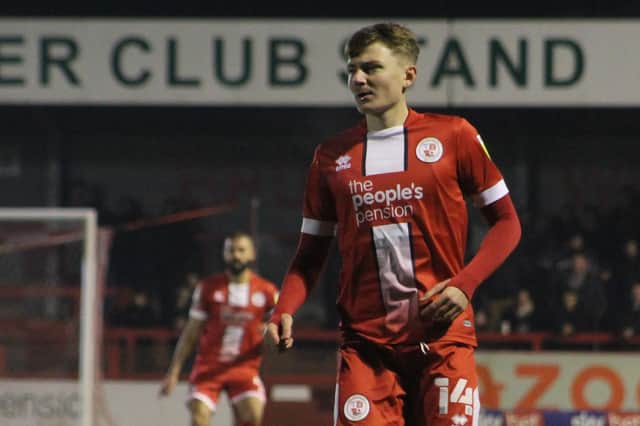 James Tilley has been on great form for Crawley Town