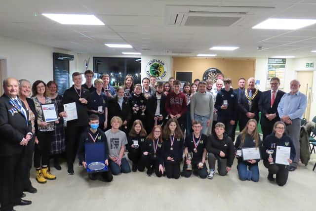Members of Horsham Life Saving Club and the ‘daughter club’ Littlehampton Wave Life Saving Club gathered at The Horsham FC clubhouse to celebrate their achievements