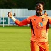 Amadou Tangara is loving life at Bognor - but knows the team need to pick up more victories / Picture: Martin Denyer