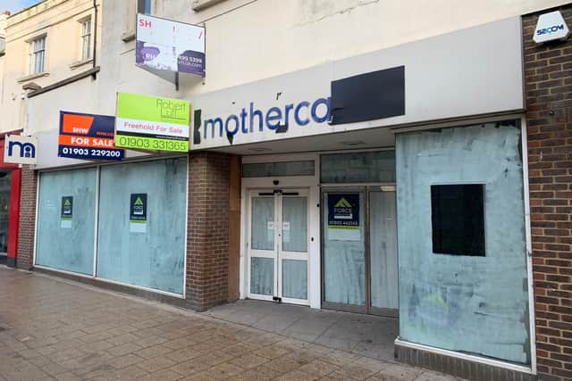 The vacant Mothercare shop in South Street pictured in 2019